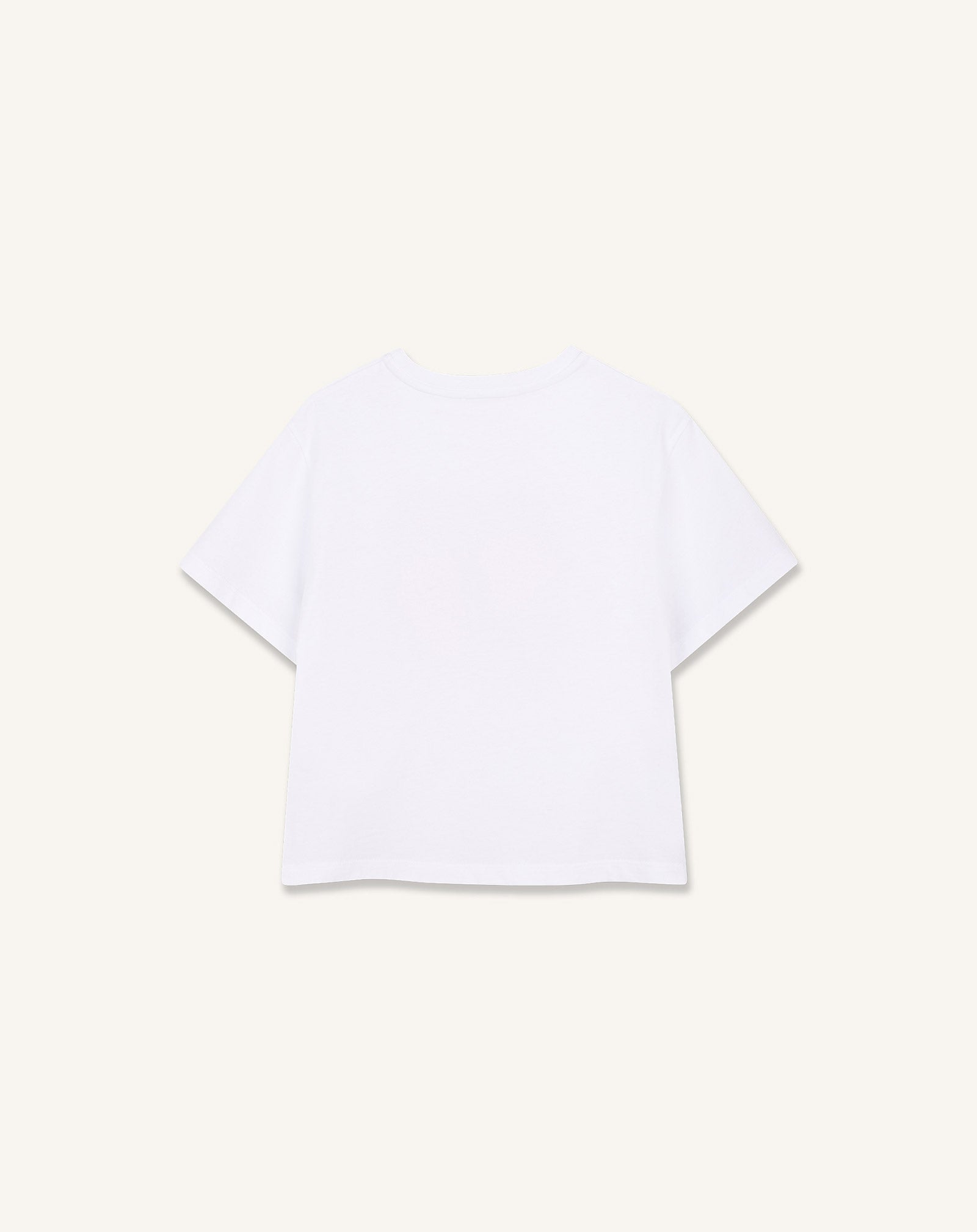 WHITE CURB GRAPHIC COTTON T-SHIRT