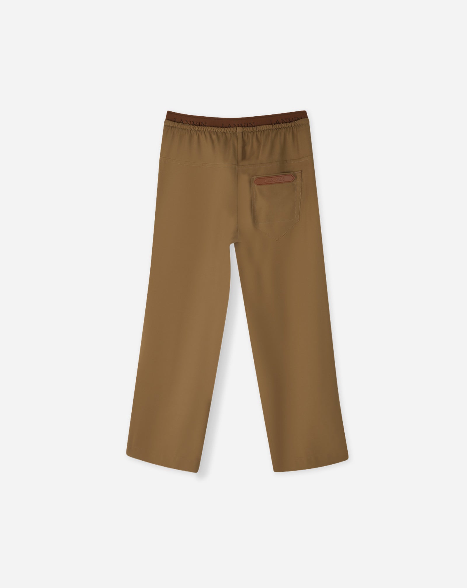 BROWN WIDE PANTS