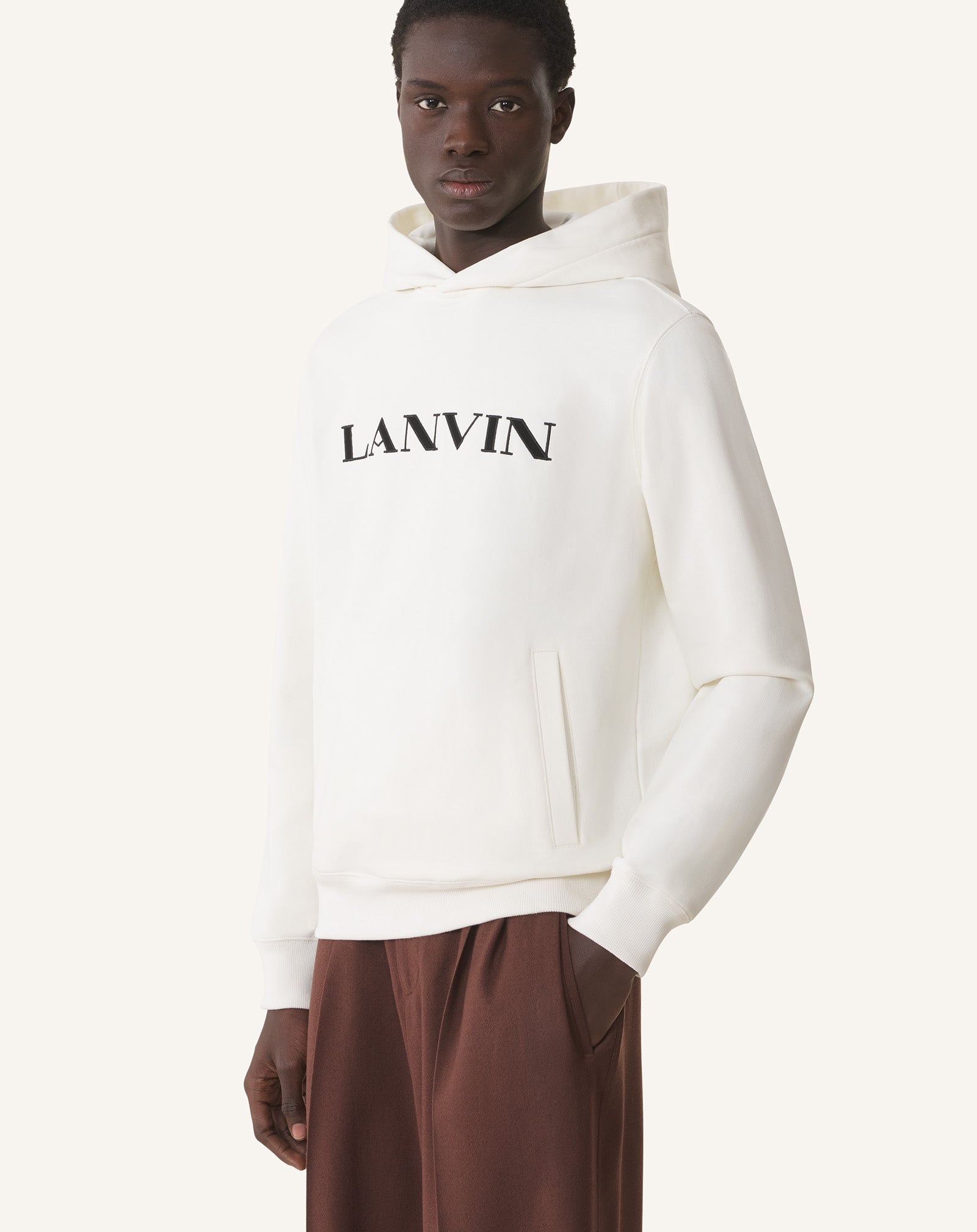 LANVIN EMBROIDERED HOODIE