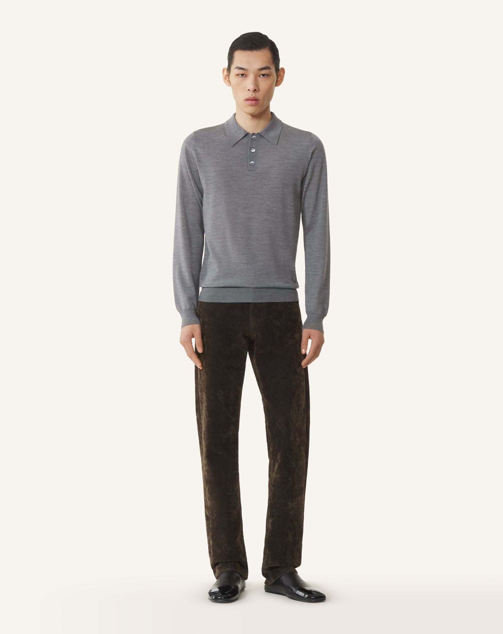 CLASSIC POLO SHIRT IN MERINO WOOL