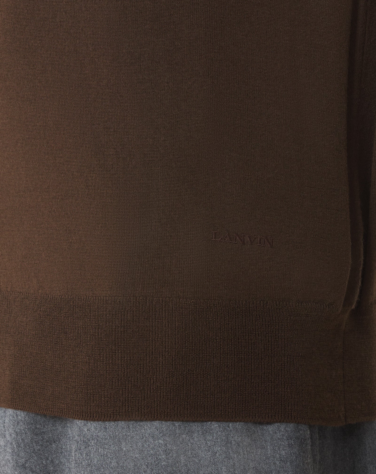 BLACK CLASSIC MERINO WOOL SWEATER