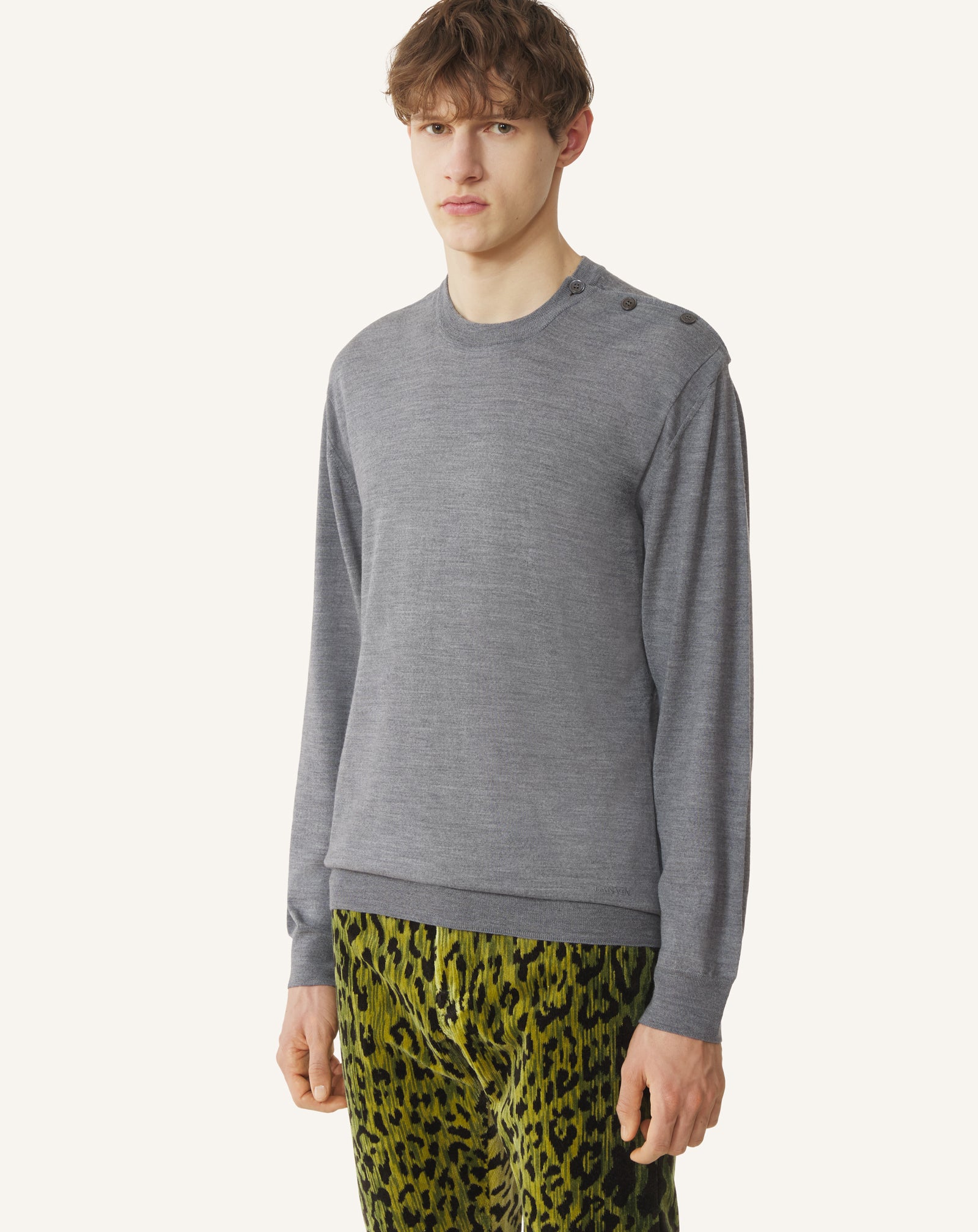 BLACK CLASSIC MERINO WOOL SWEATER