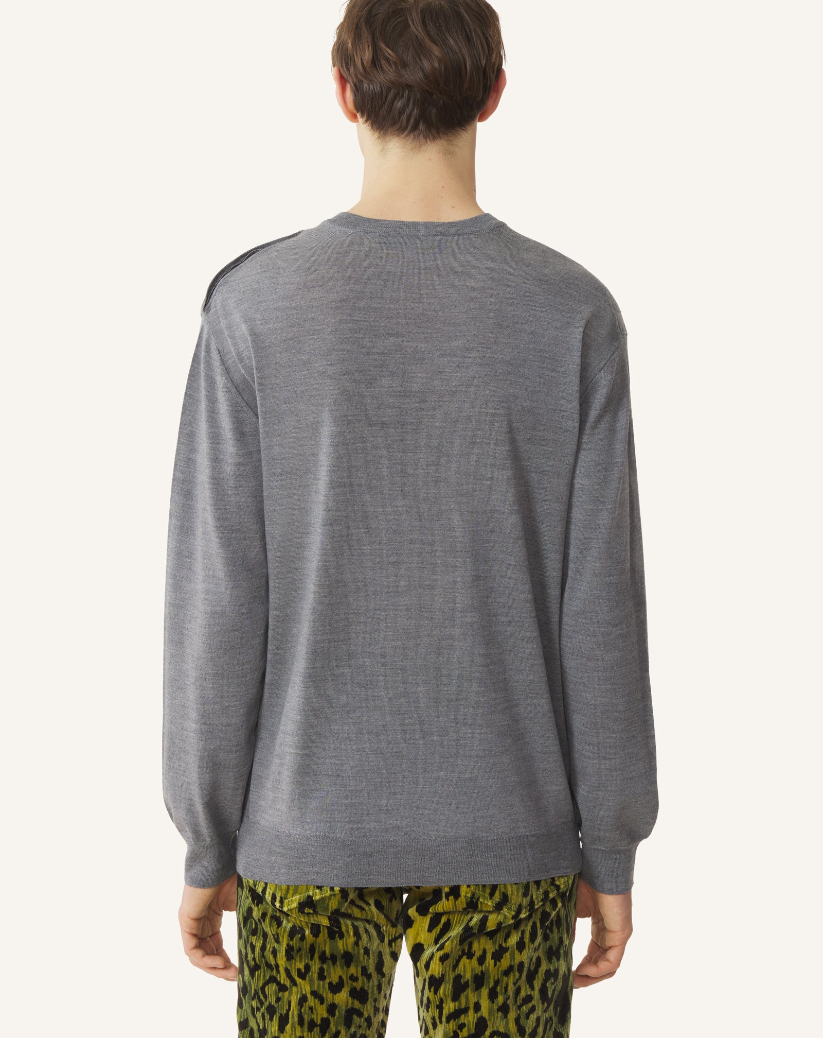 BLACK CLASSIC MERINO WOOL SWEATER