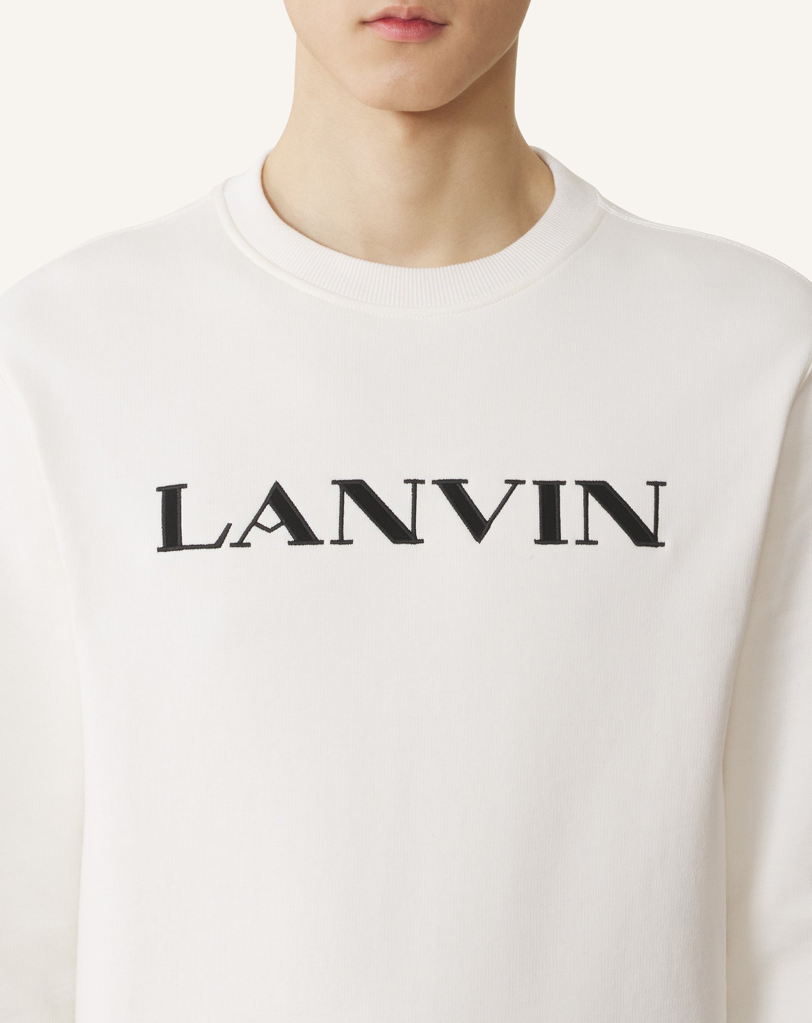LANVIN EMBROIDERED SWEATSHIRT