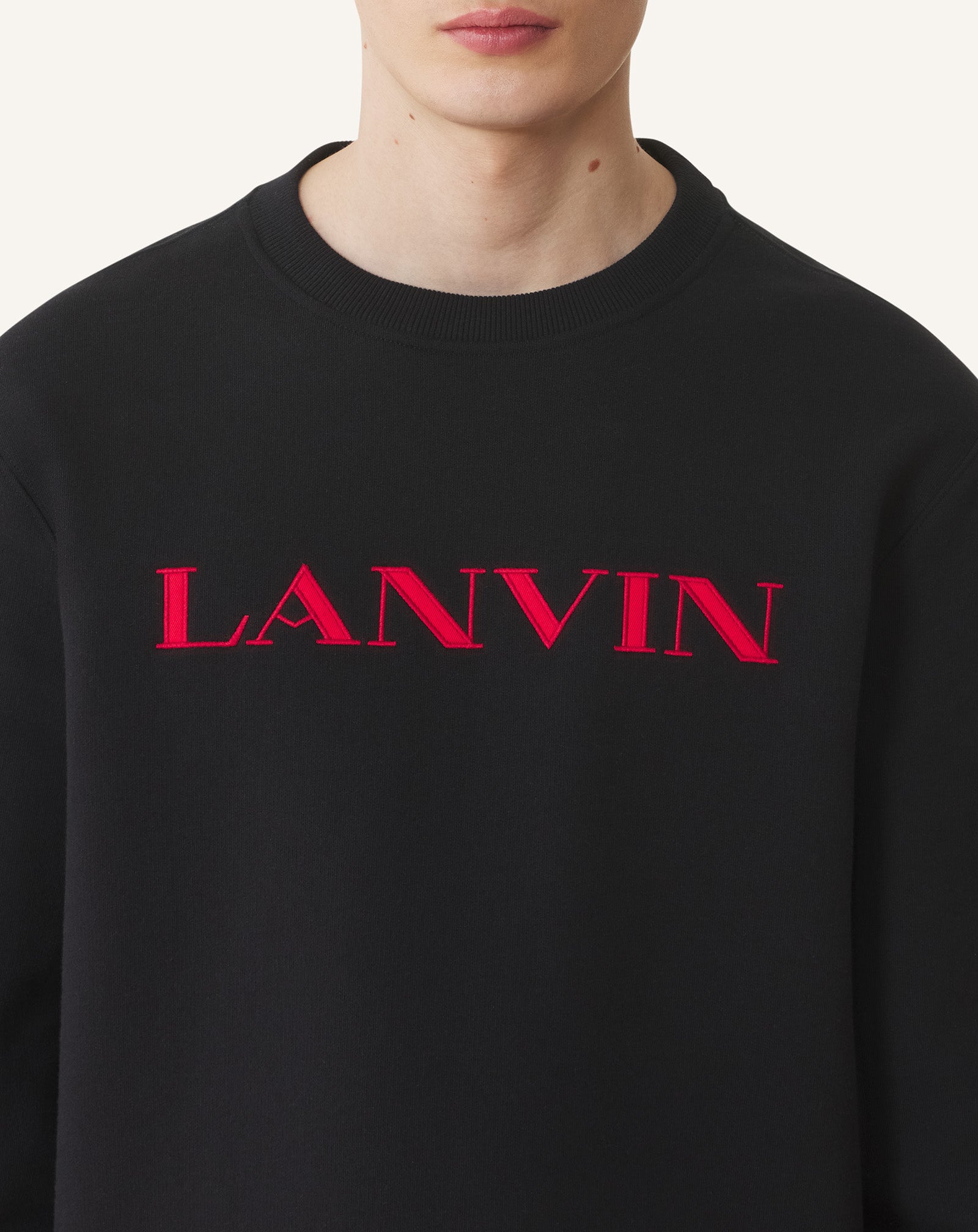 LANVIN EMBROIDERED SWEATSHIRT