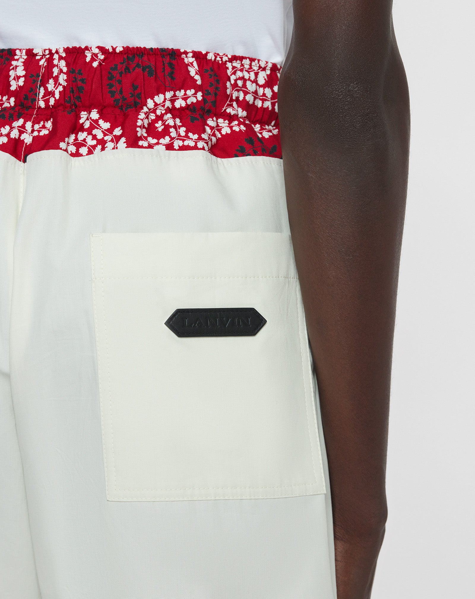 PRINTED COTTON SHORTS