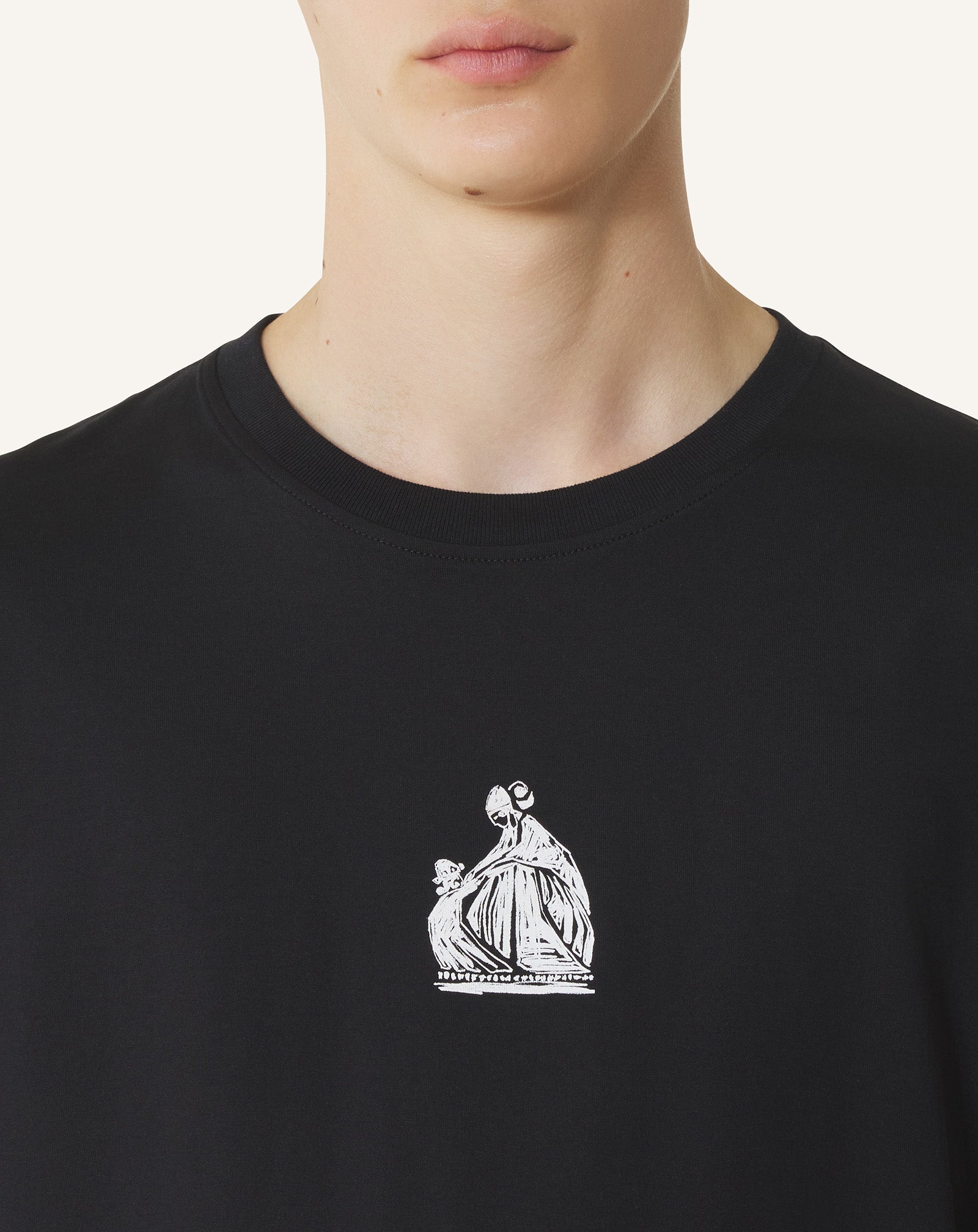 BLACK MOTHER AND DAUGHTER T-SHIRT