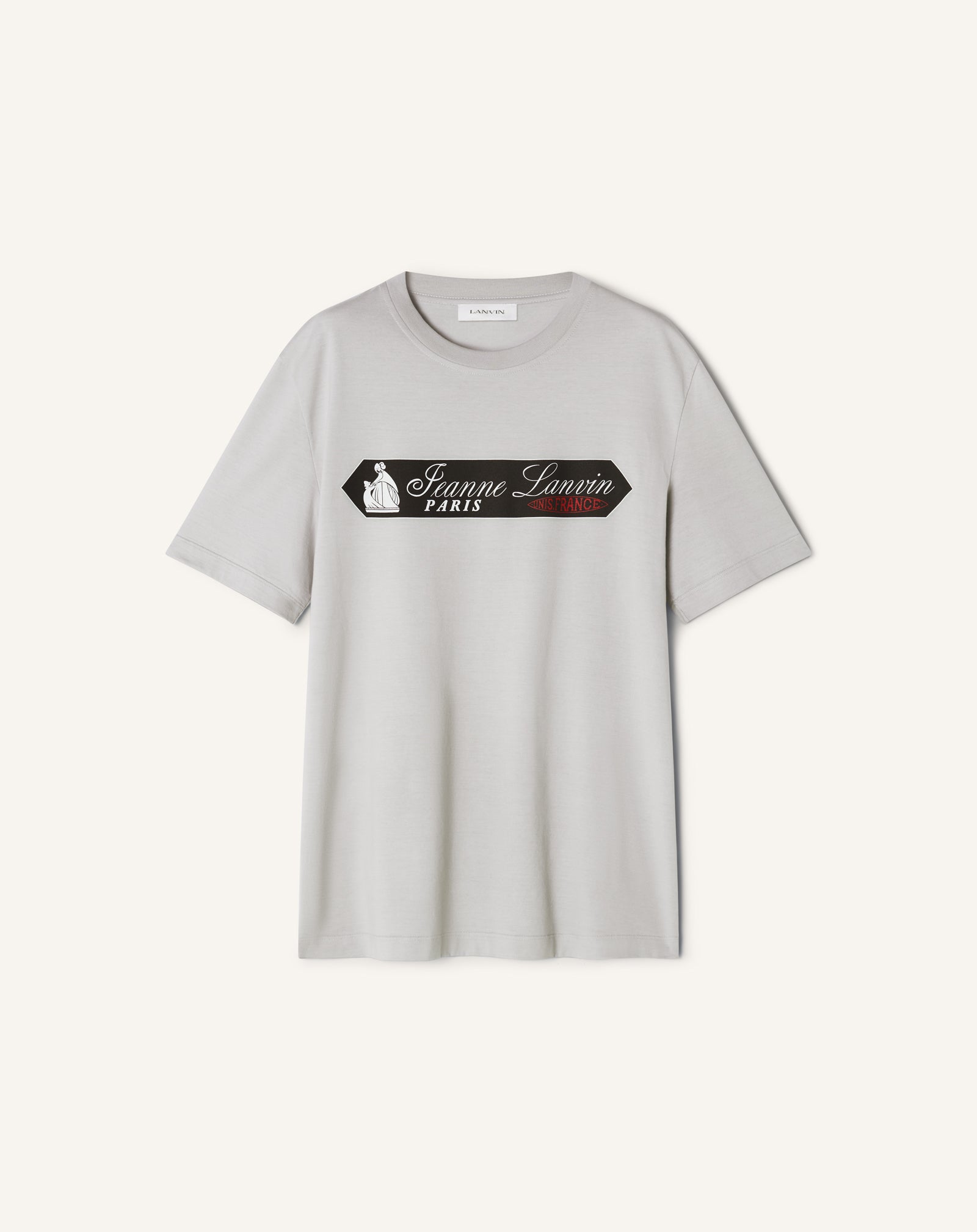 PRINTED LANVIN SIGNATURE LABEL T-SHIRT