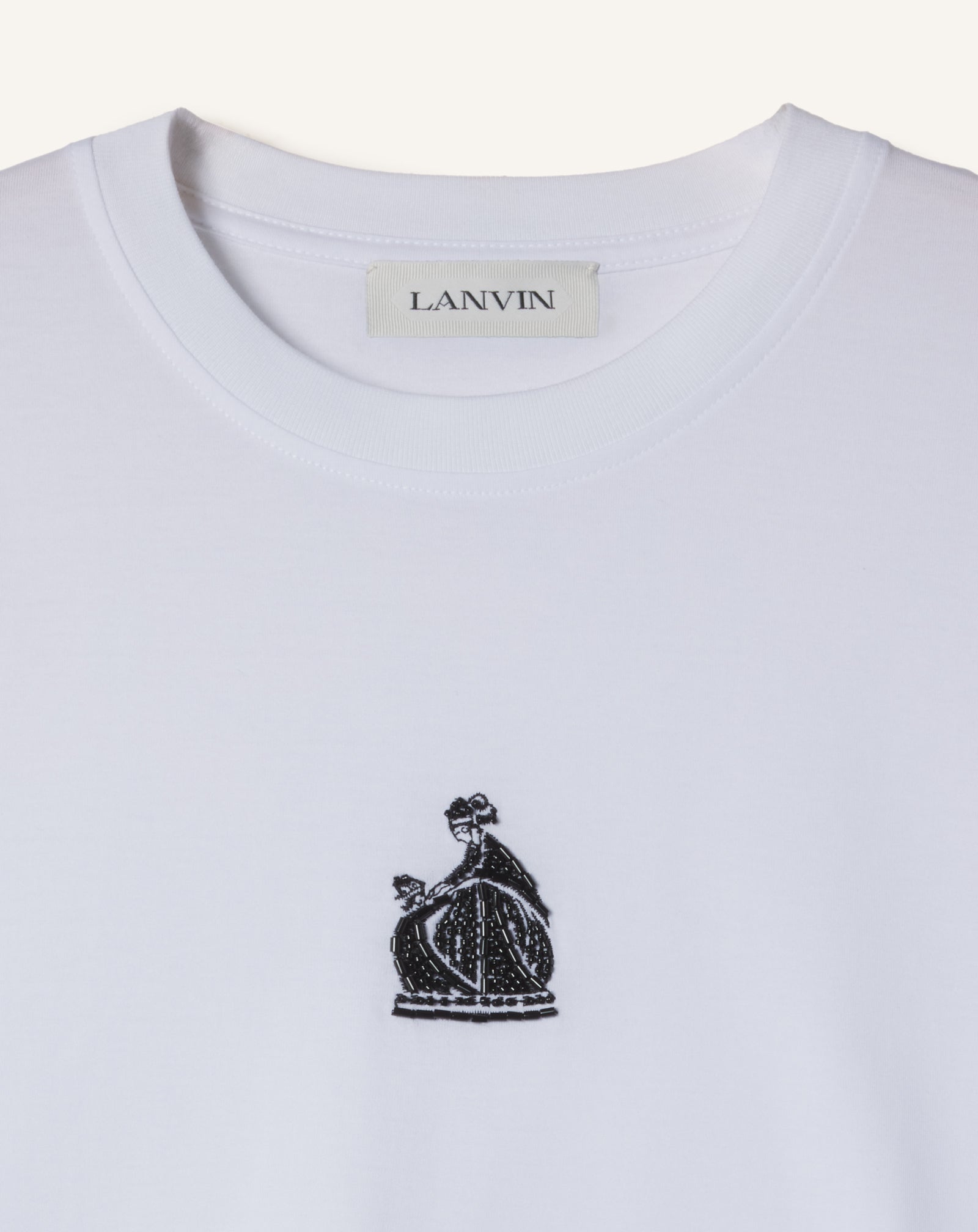MOTHER AND CHILD EMBROIDERED COTTON JERSEY T-SHIRT