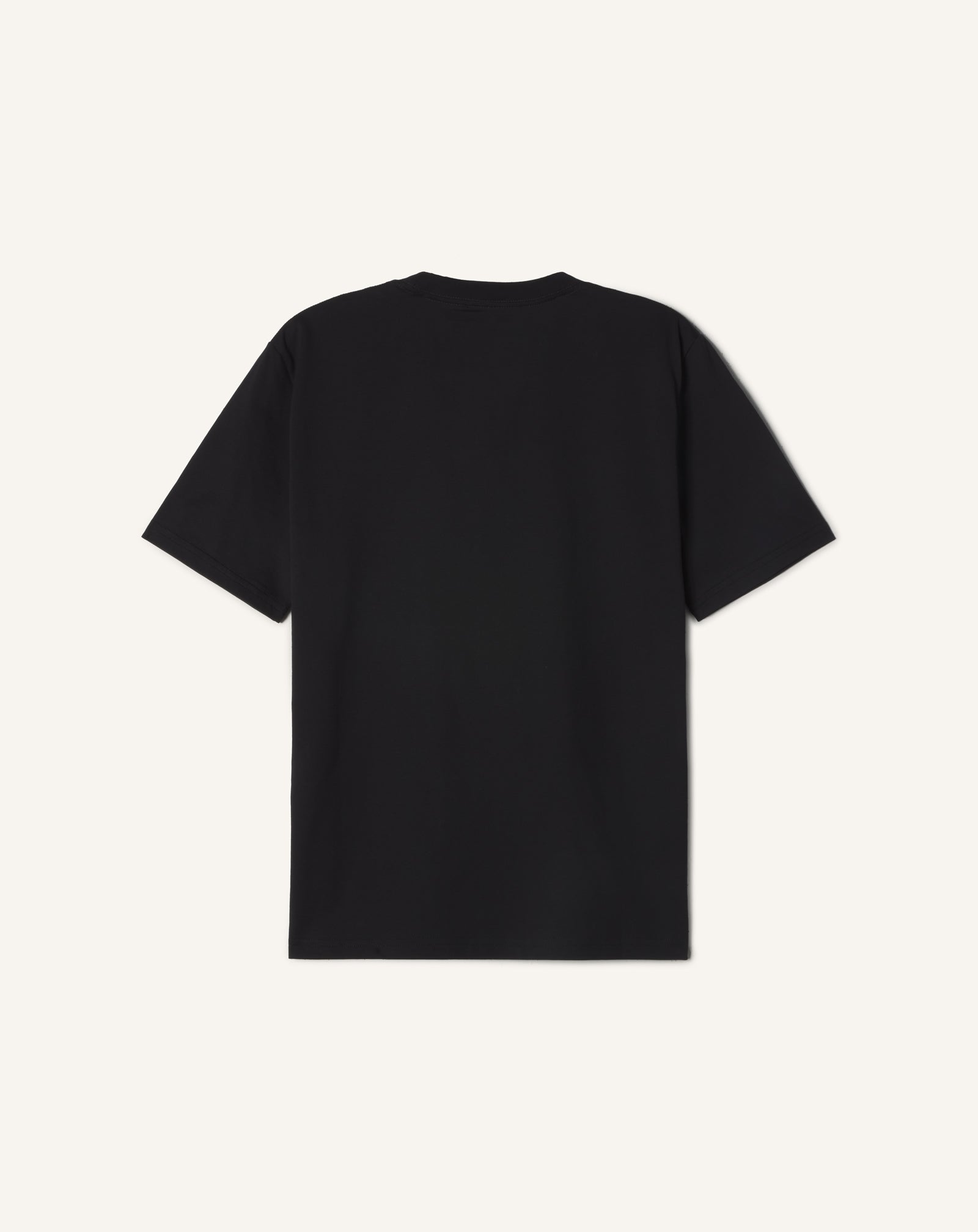 BLACK MOTHER AND DAUGHTER EMBROIDERED COTTON JERSEY T-SHIRT