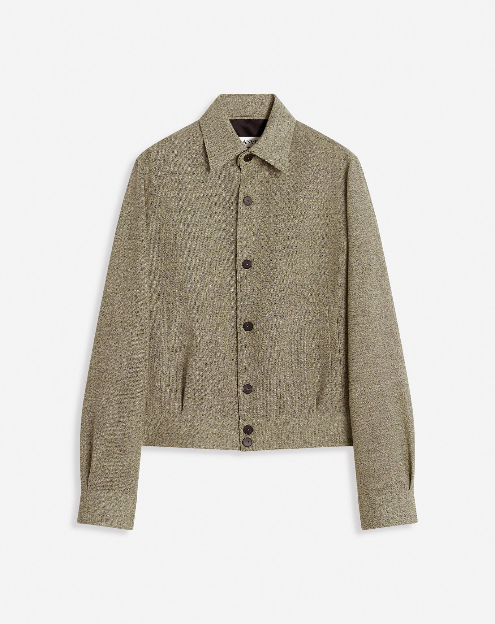 UNISEX SHORT WOOL OVERSHIRT