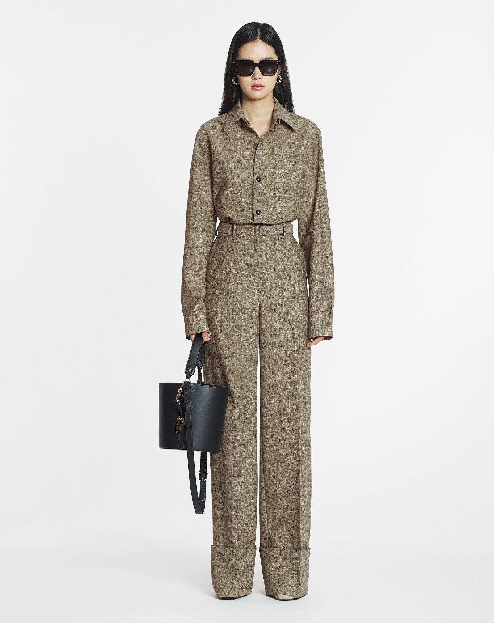 UNISEX SHORT WOOL OVERSHIRT