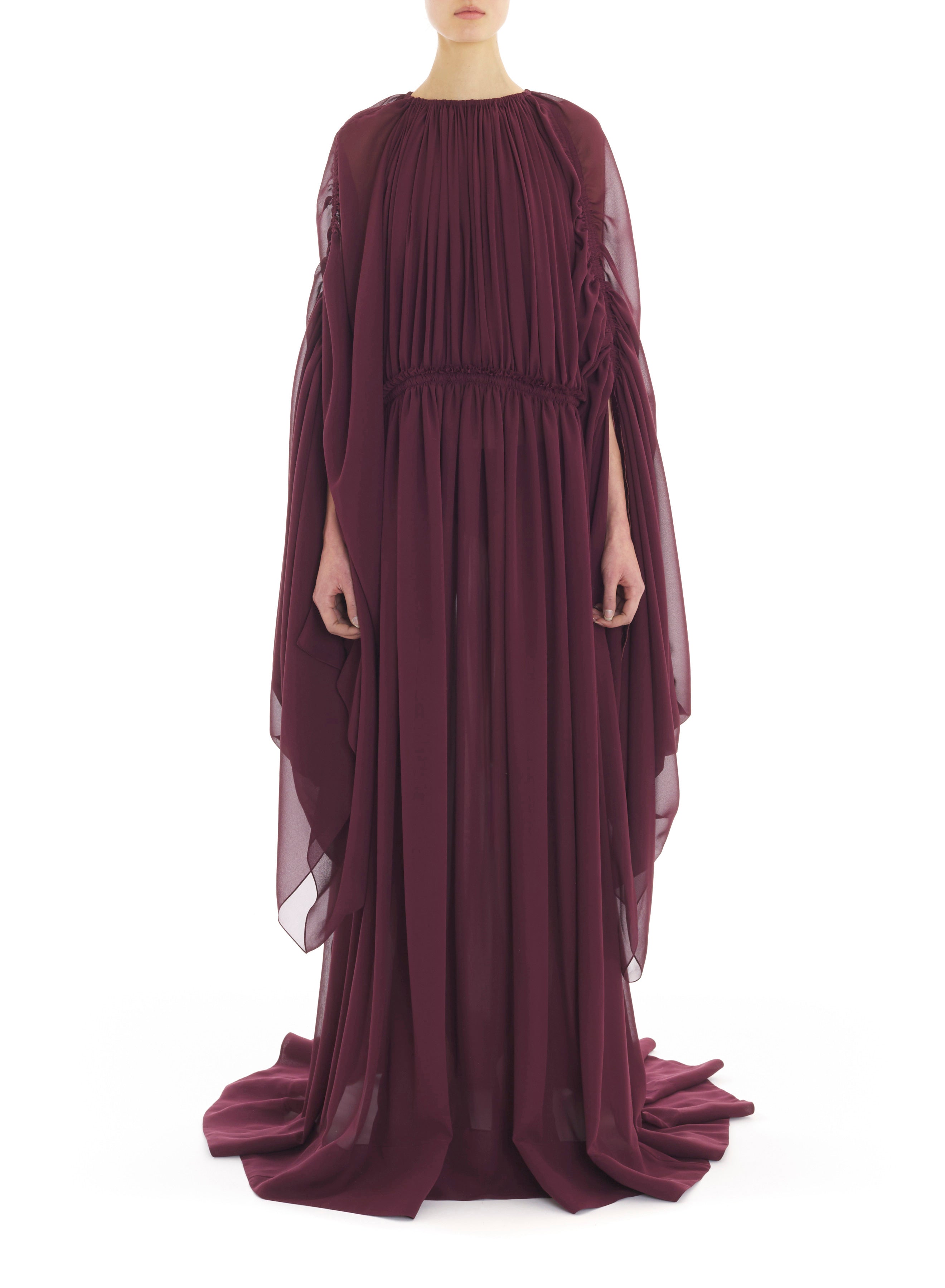 LONGSLEEVE PLEATED DRESS