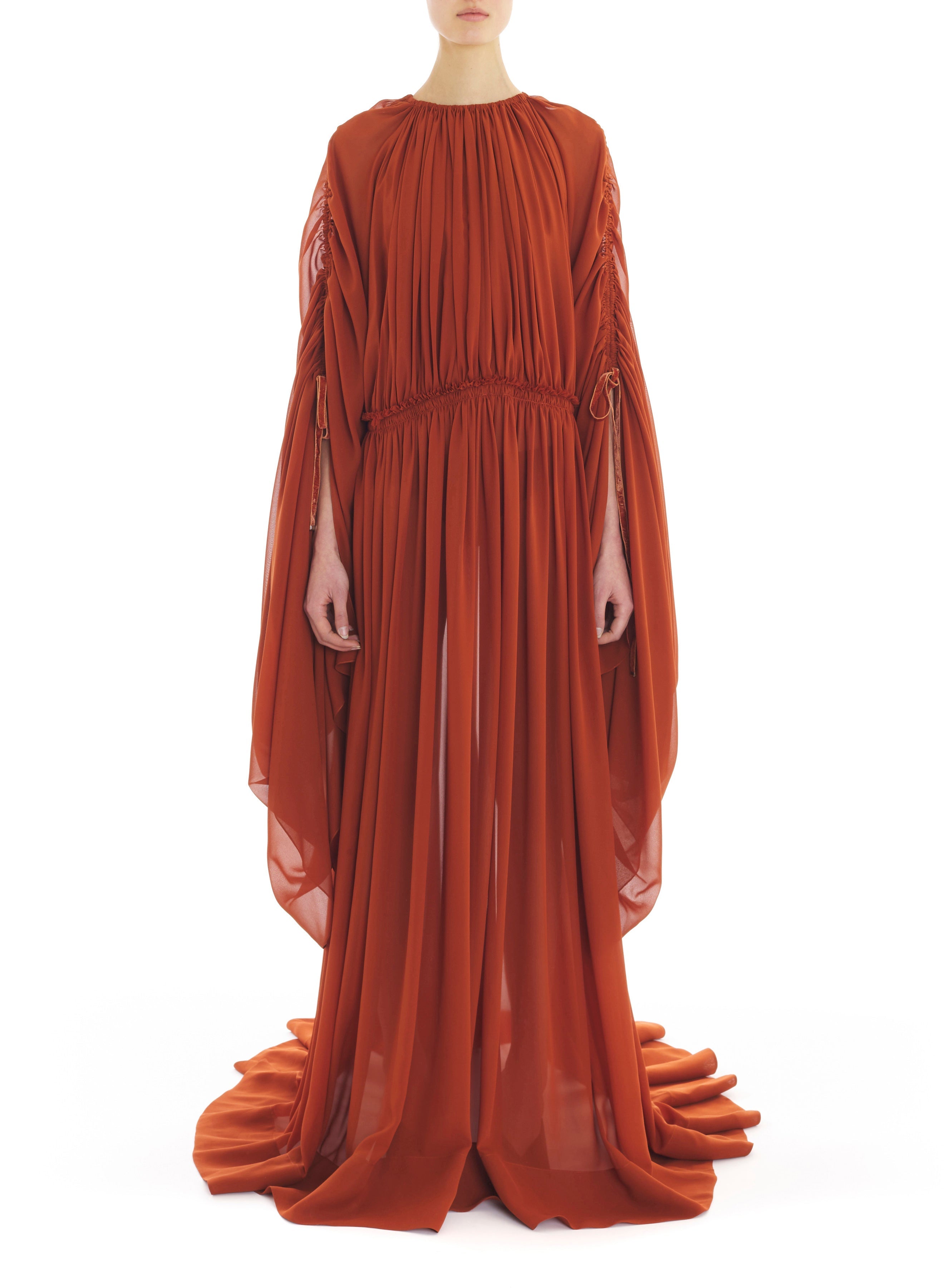 LONGSLEEVE PLEATED DRESS
