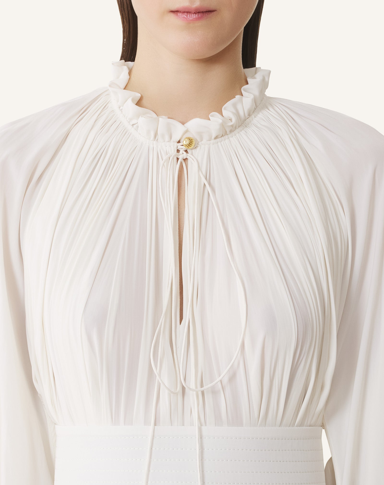 SHORT CHARMEUSE DRESS