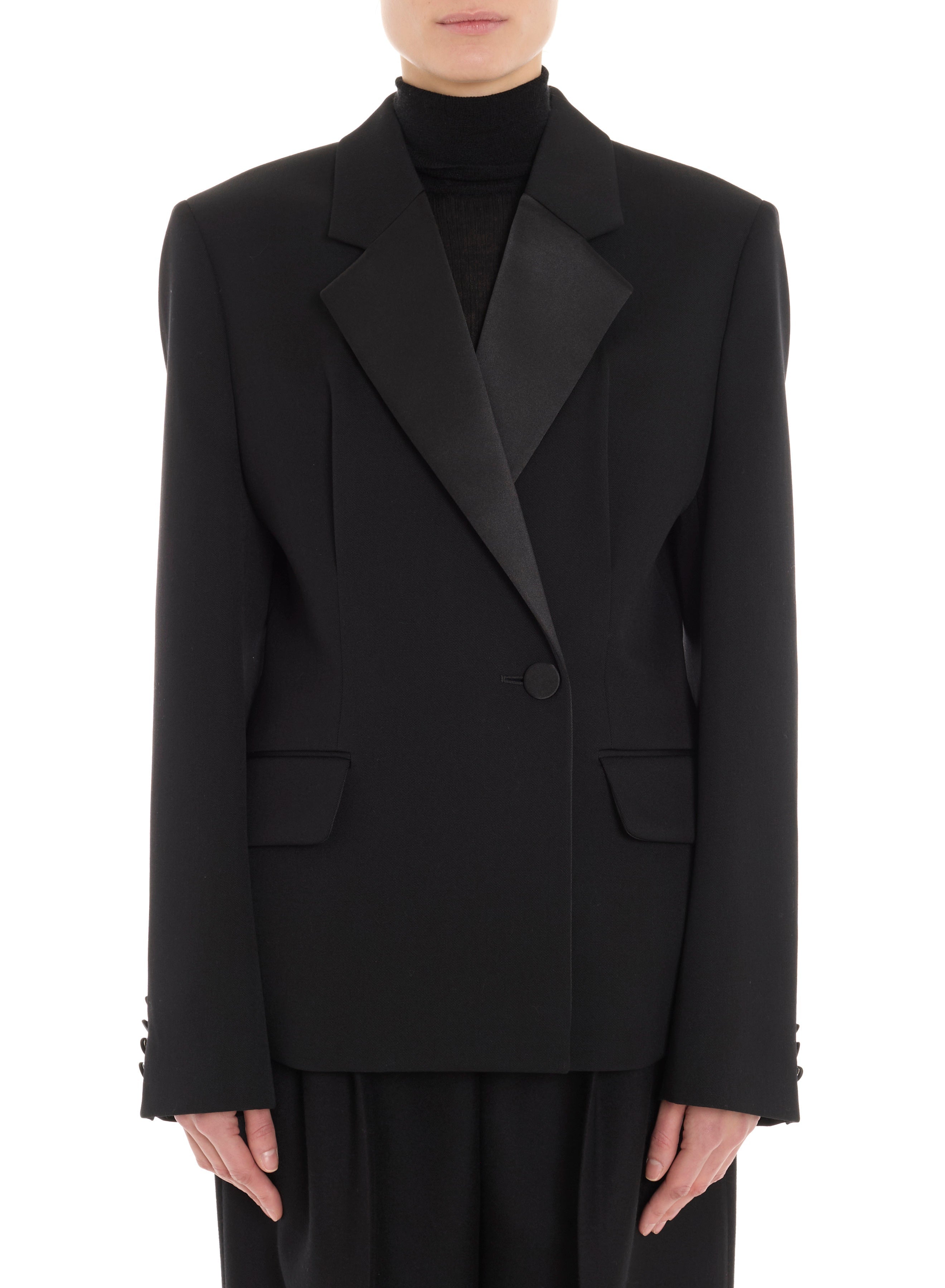 DOUBLE-BREASTED TAILORED JACKET