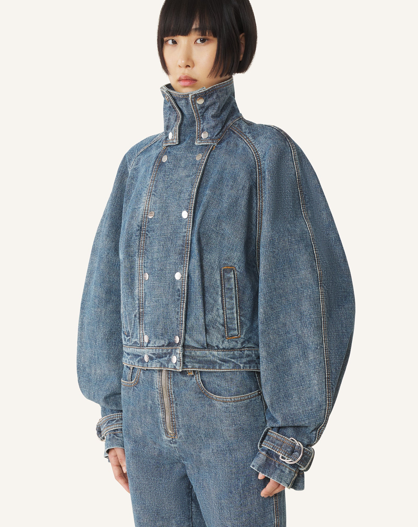 SHORT DENIM JACKET