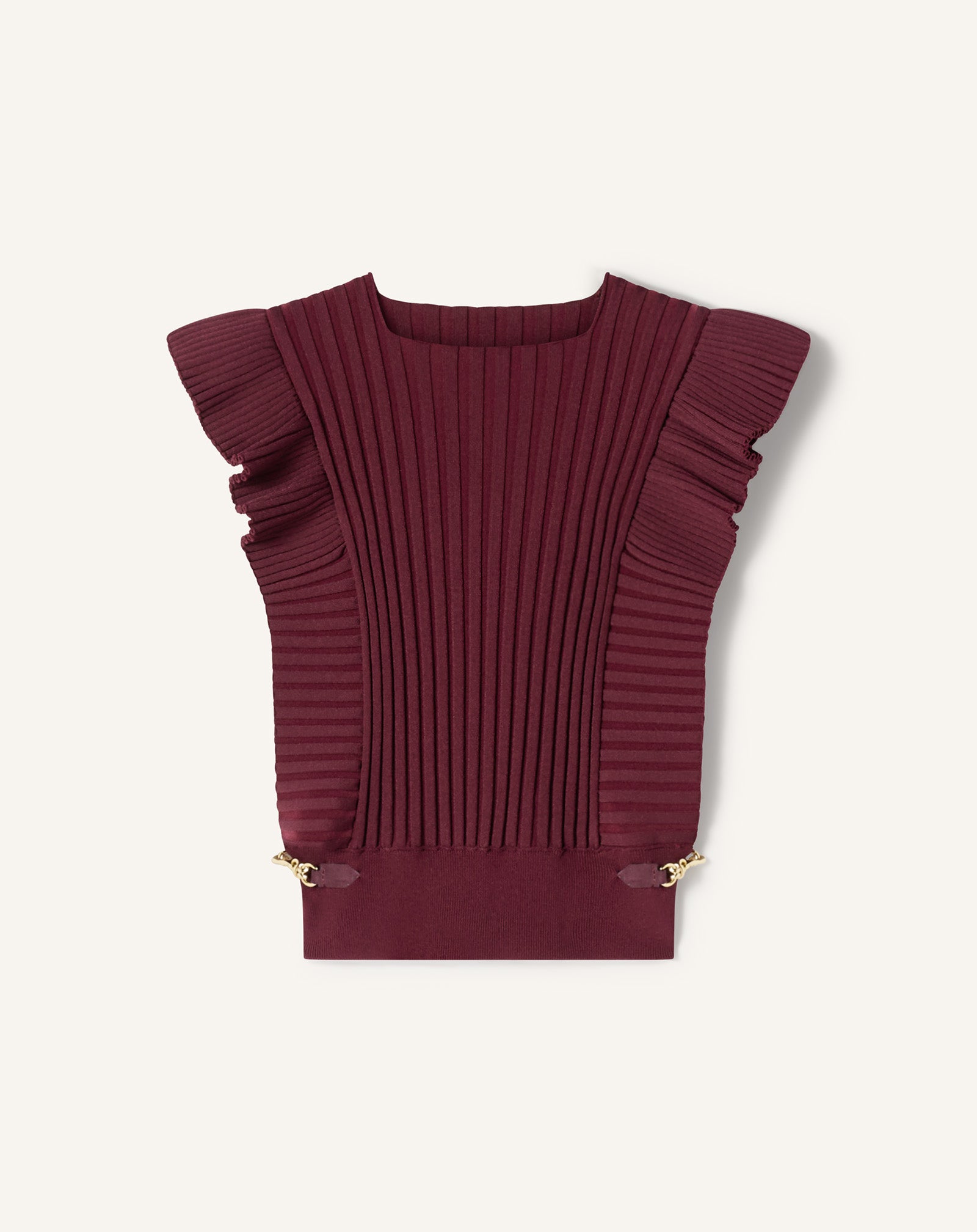 VISCOSE BIB SWEATER