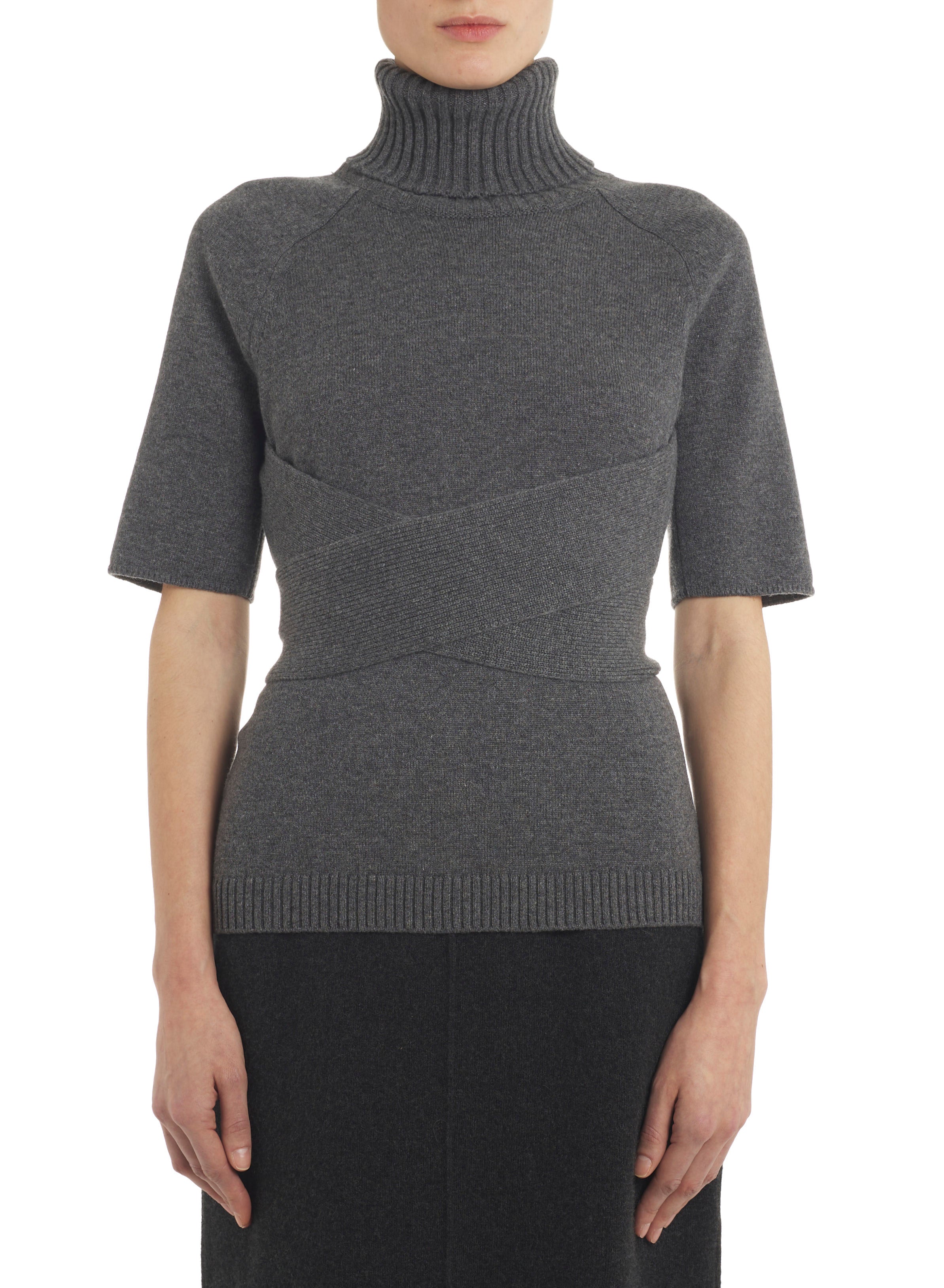 DRAPED OPEN BACK TOP