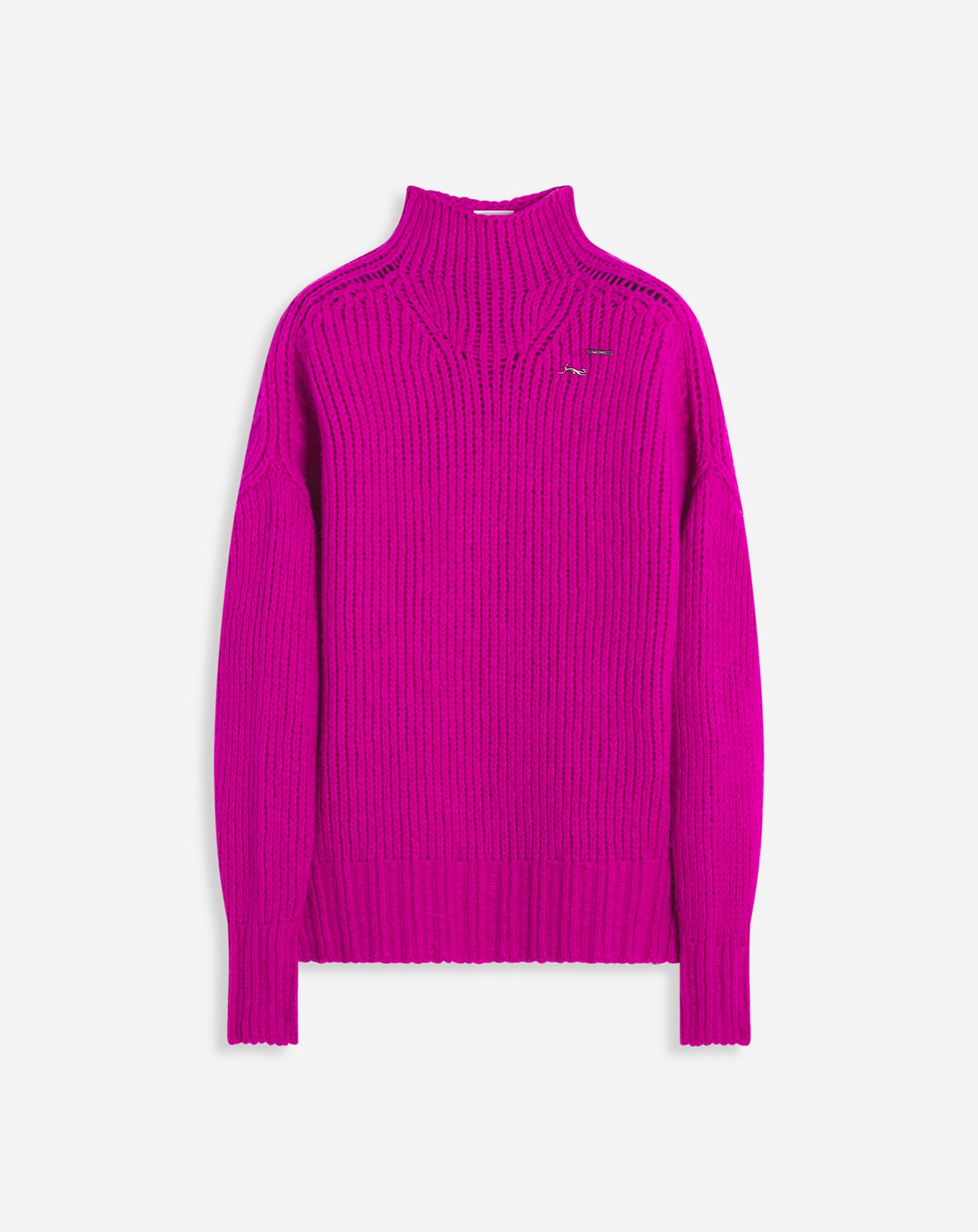 Theory Turtleneck sweater Loryelle Naven Dust Pink 100% Wool Side Vents Soft buy