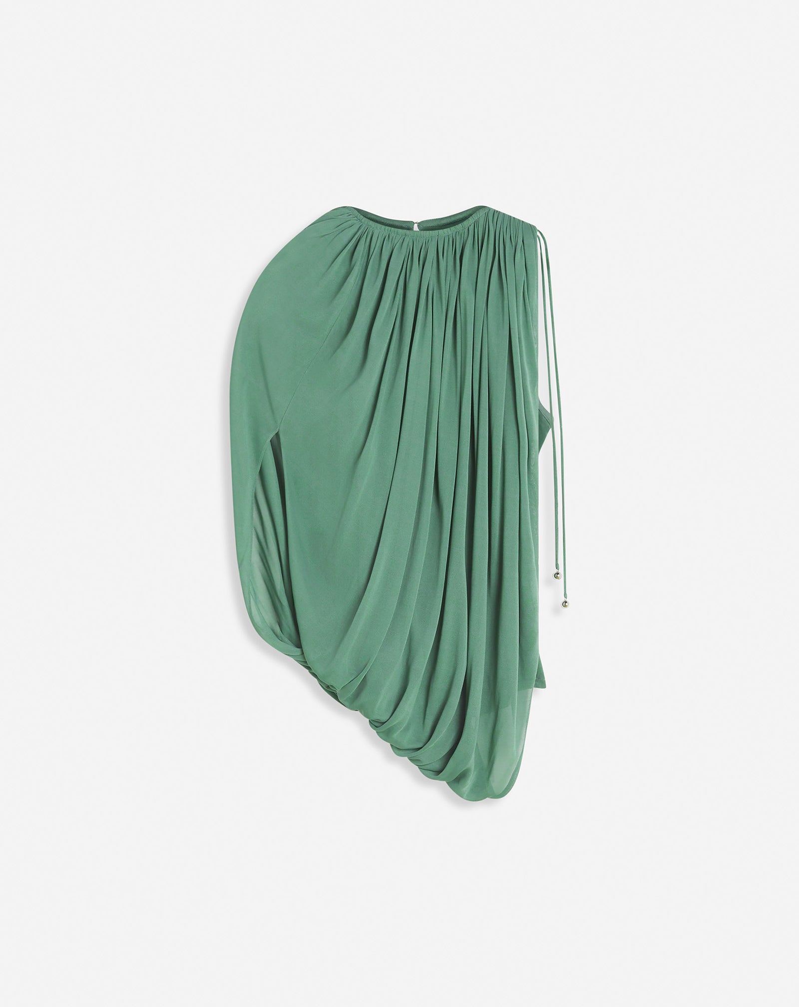 DRAPED JERSEY TOP