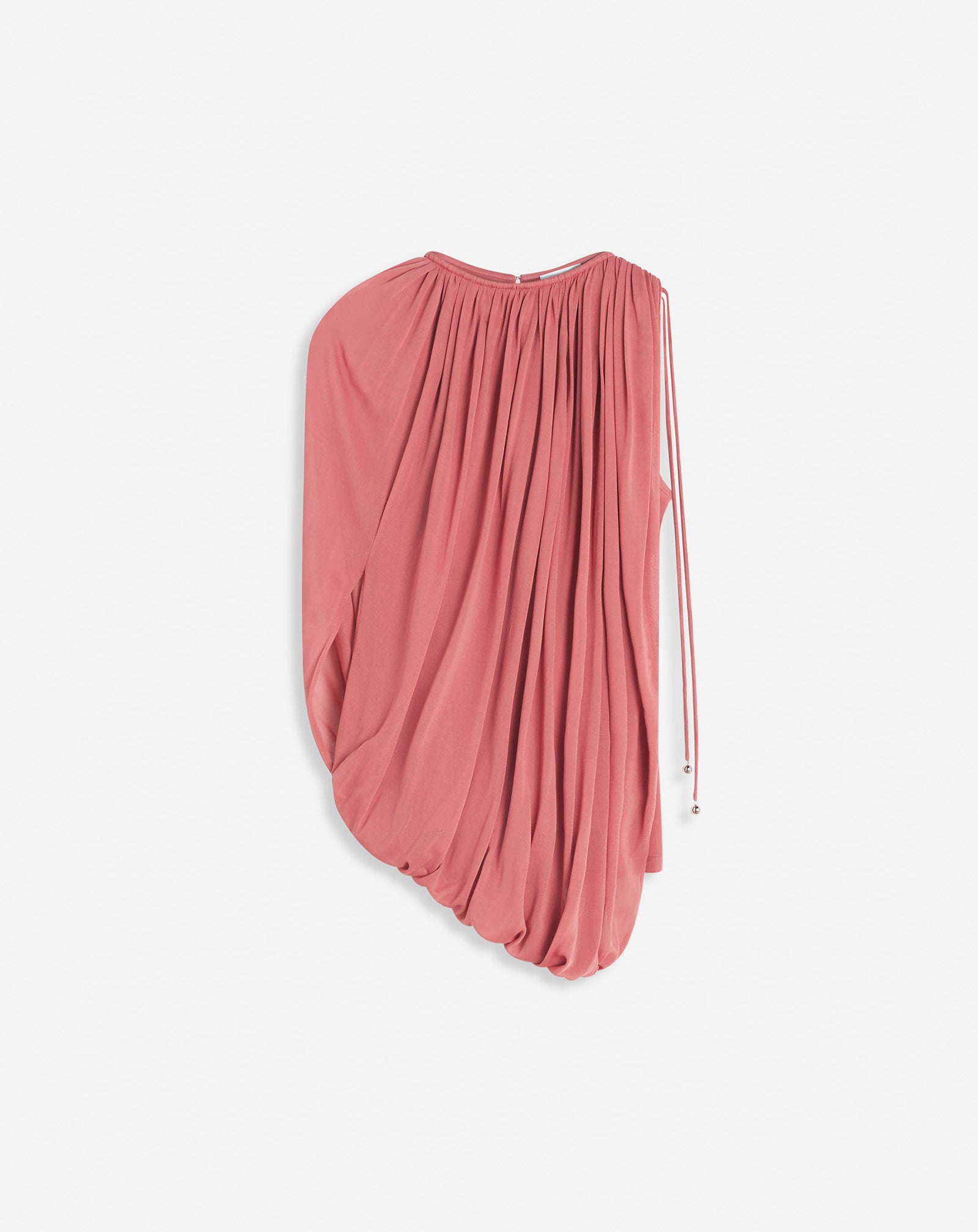 DRAPED JERSEY TOP