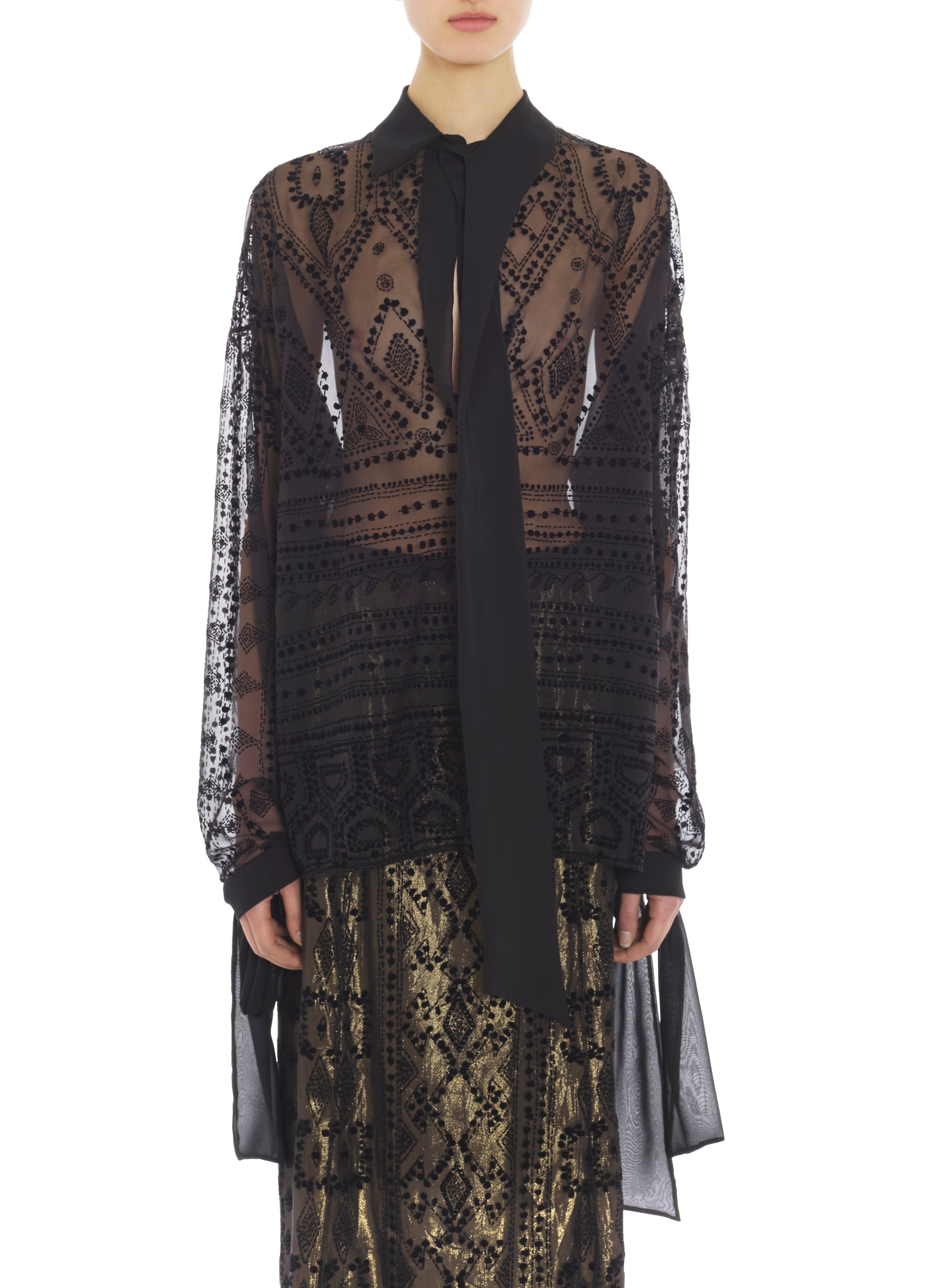 SCARF BLOUSE