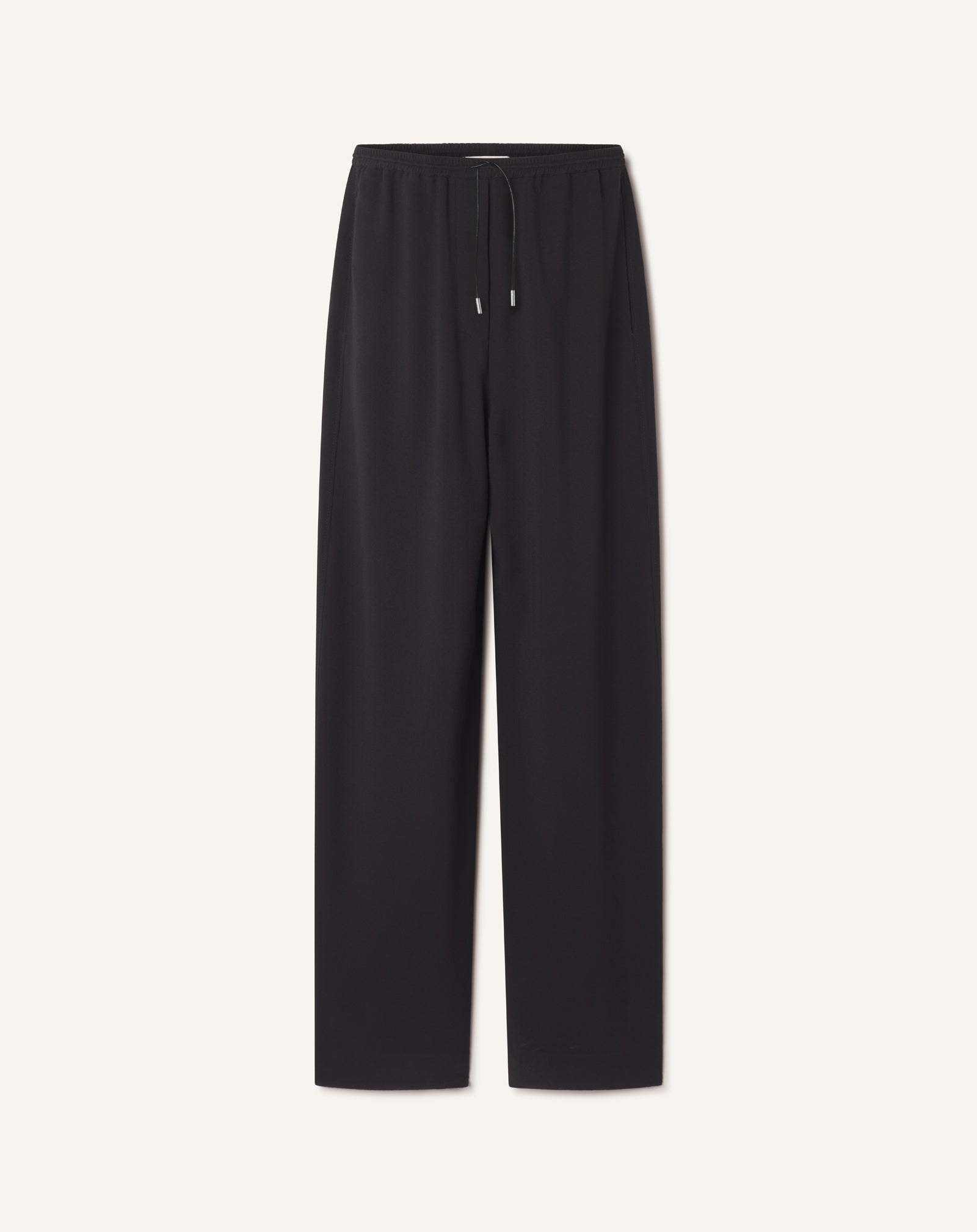 BLACK WIDE PANTS IN SABLE