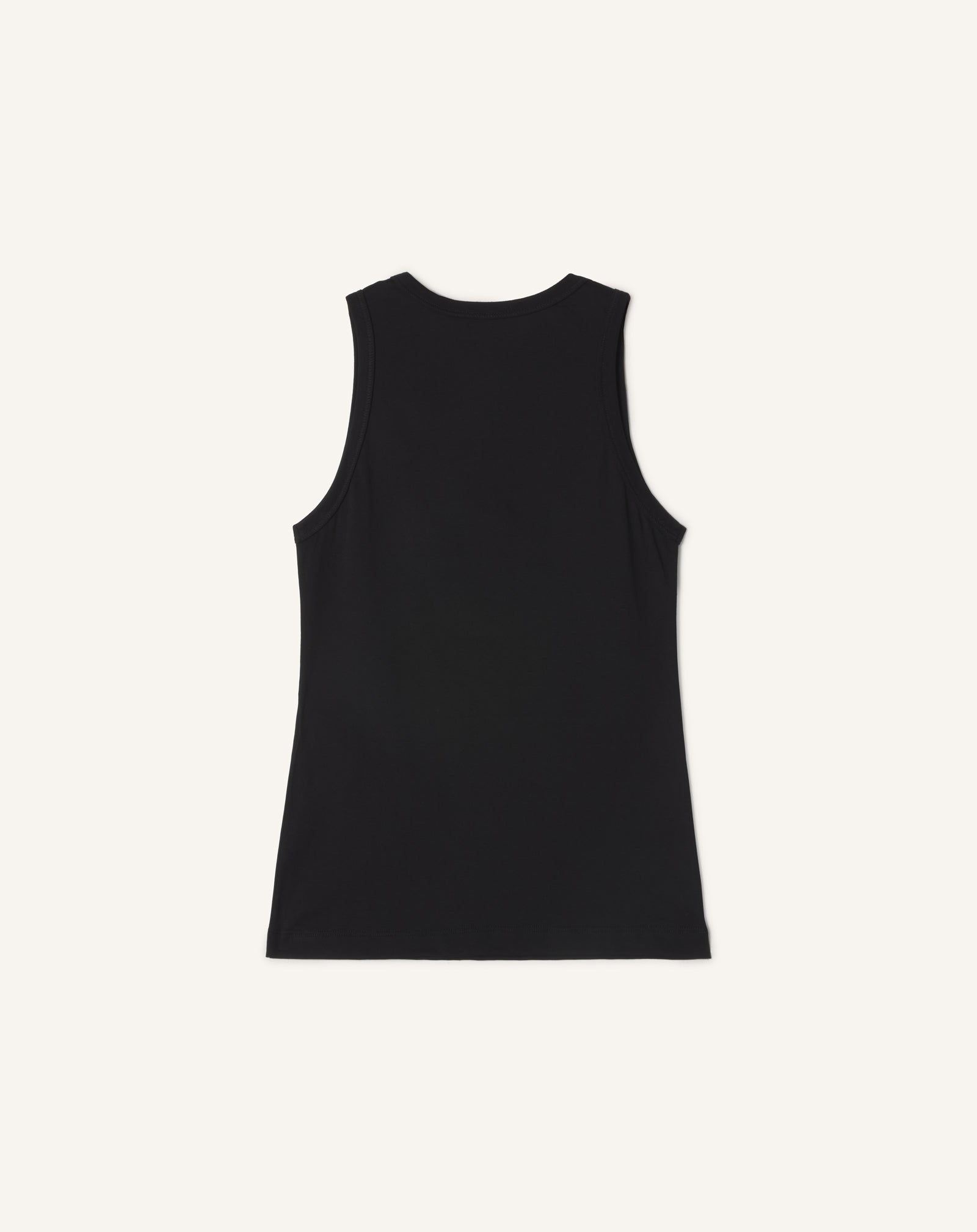 MOTHER AND DAUGHTER EMBROIDERED COTTON JERSEY TANK TOP