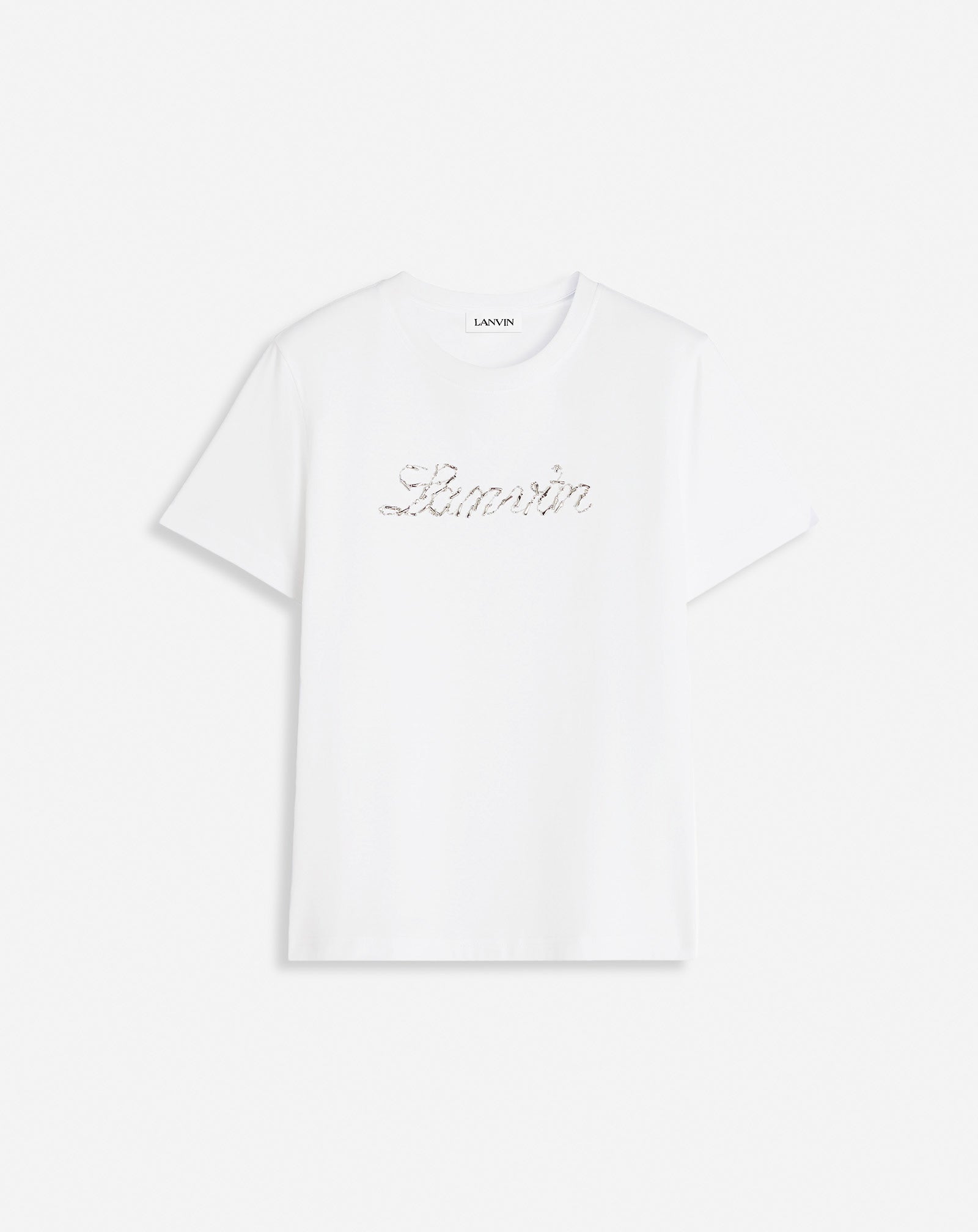 LANVIN BEAD EMBROIDERED T-SHIRT